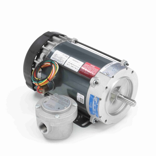 0.75 Hp Explosion Proof Motor, 1 Phase, 3600 Rpm